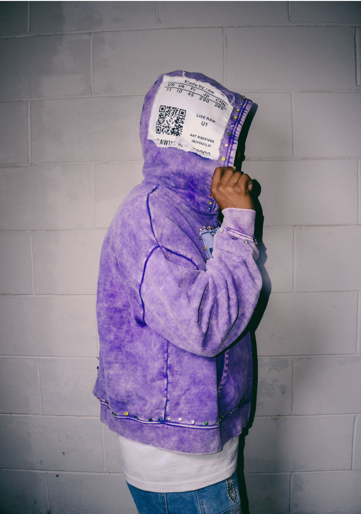 Mclovin “static grape” hoodie
