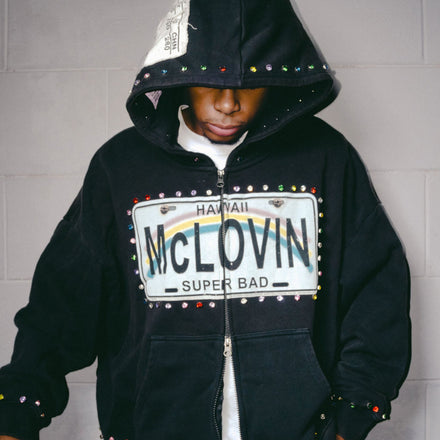 Mclovin “black cat” hoodie